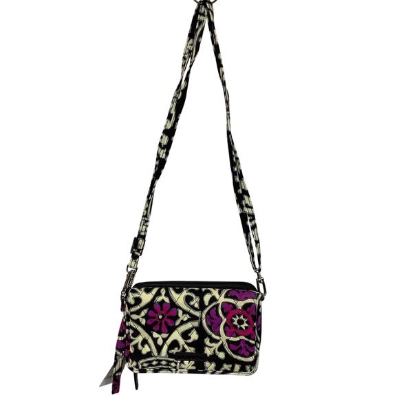 Vera Bradley RFID 3 in1 Crossbody Scroll Medallion Wristlet Mini Handbag MSRP$75 - Picture 1 of 7